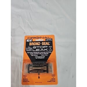 Bronze Seal Copper Vintage Fast Acting Aluminum Stop Leak New Old Stock USA